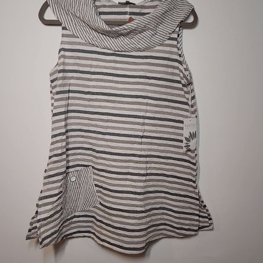 Habitat clothes to live in sleeveless tunic sz S